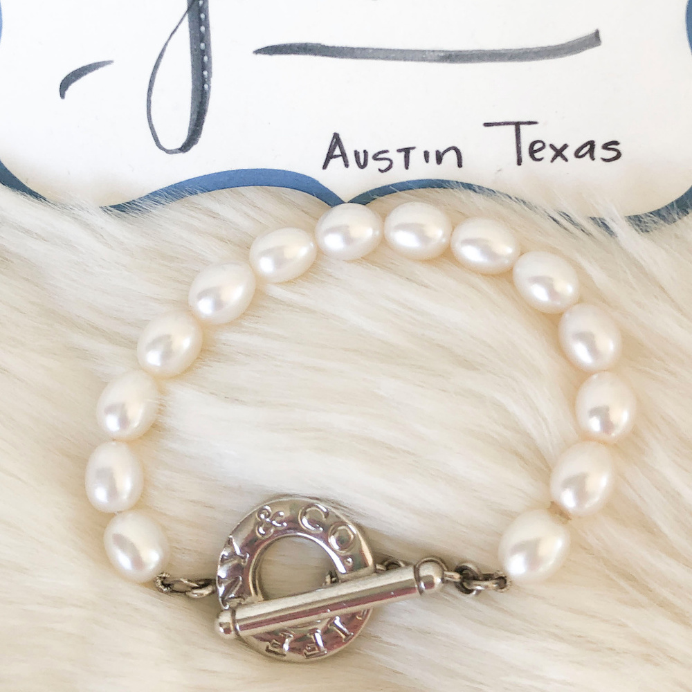 Tiffany Pearl Toggle Bracelet